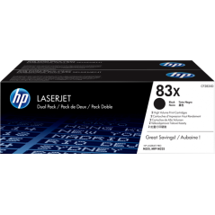HP 83X Multipack Noir Original 