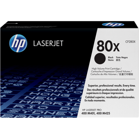 HP 80X Toner Noir Original 