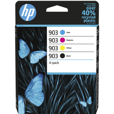 HP 903 Multipack 4 Couleurs Original 