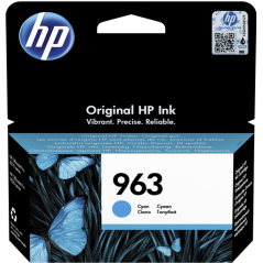 HP 963 Cartouche Cyan Originale 