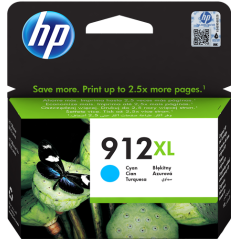 HP 912XL Cartouche Cyan Originale 