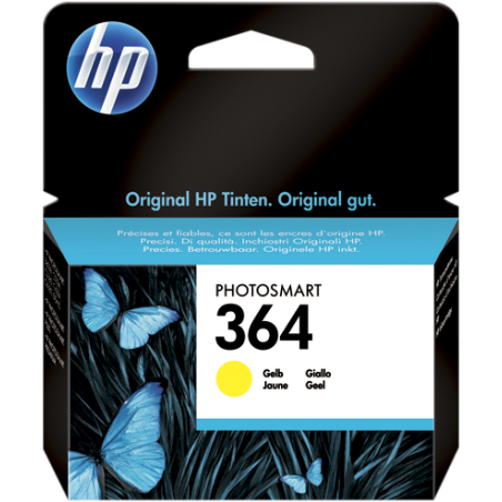 HP 364 Cartouche Jaune Originale 