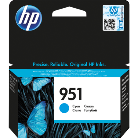 HP 951 Cartouche Cyan Originale 