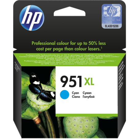 HP 951XL Cartouche Cyan Originale 