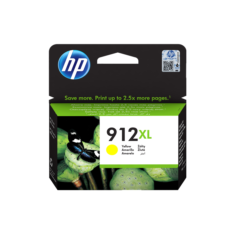 HP 912XL Cartouche Jaune Originale