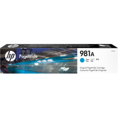HP 981A Cartouche Cyan Originale 