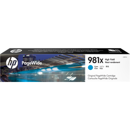 HP 981X Cartouche Cyan Originale 