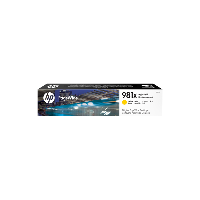 HP 981X Cartouche Jaune Originale