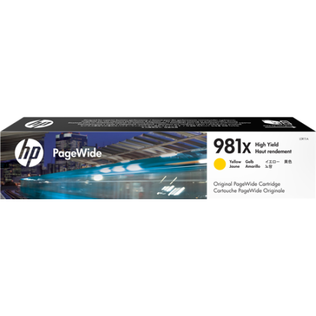 HP 981X Cartouche Jaune Originale 
