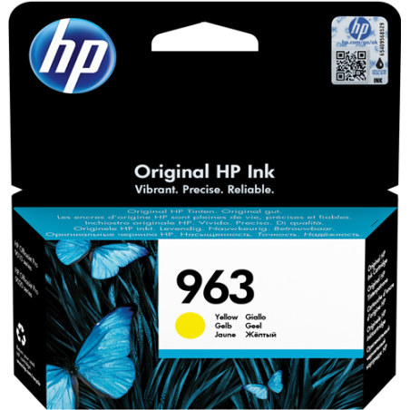 HP 963 Cartouche Jaune Originale 
