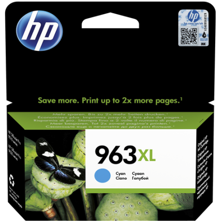 HP 963XL Cartouche Cyan Originale 