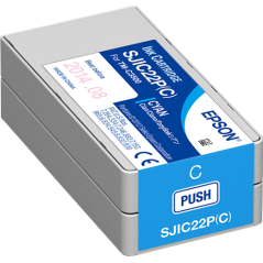 Epson SJIC22P-C Cartouche Cyan Originale 