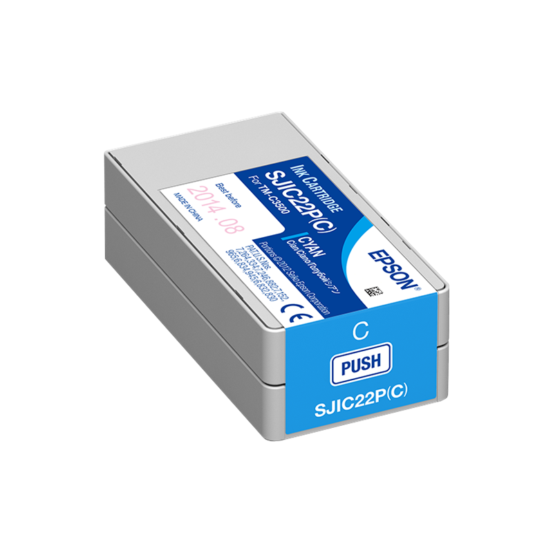 Epson SJIC22P-C Cartouche Cyan Originale
