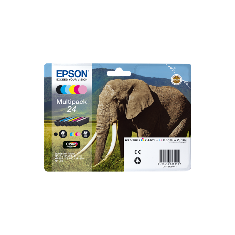 Epson 24 Multipack 6 Couleurs Original