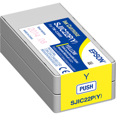 Epson SJIC22P-Y Cartouche Jaune Originale 