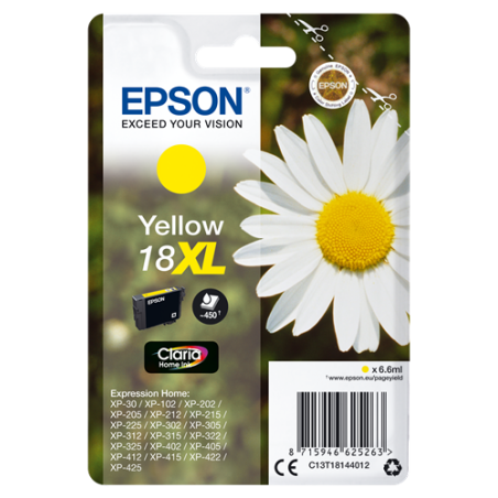 Epson 18XL Cartouche Jaune Originale 