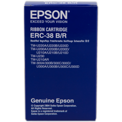 Epson ERC-38BR Ruban Noir / Rouge Original 