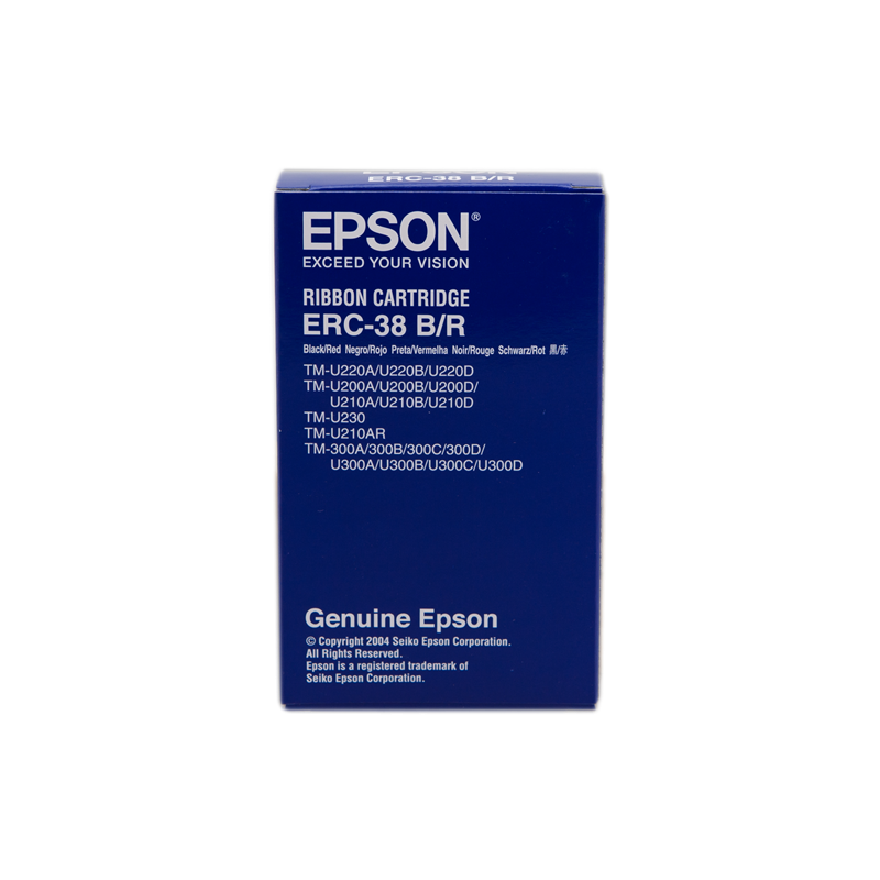 Epson ERC-38BR Ruban Noir / Rouge Original