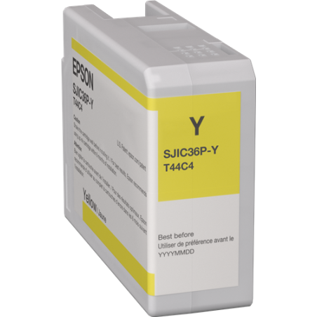 Epson SJIC36P-Y Cartouche Jaune Originale 