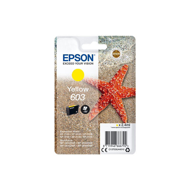Epson 603 Cartouche Jaune Originale