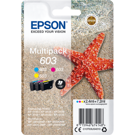 Epson 603 Multipack 3 Couleurs Original 