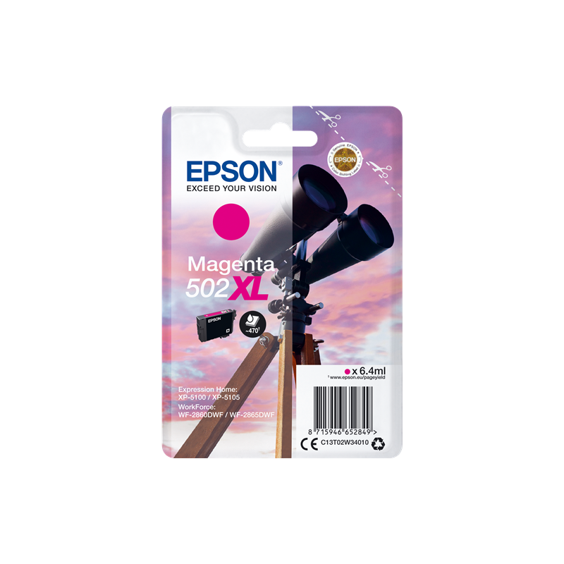 Epson 502XL Cartouche Magenta Originale