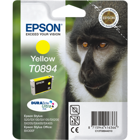 Epson T0894 Cartouche Jaune Originale 