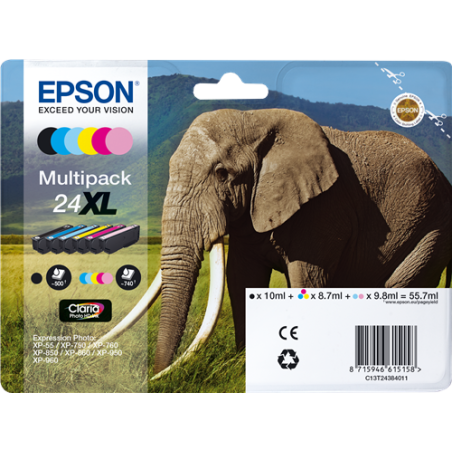 Epson 24XL Multipack 6 Couleurs Original 