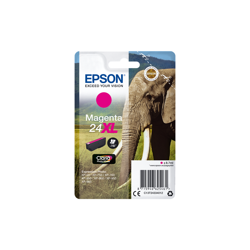 Epson 24XL Cartouche Magenta Originale