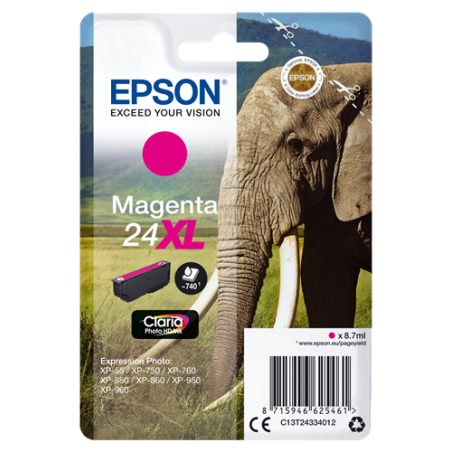 Epson 24XL Cartouche Magenta Originale 