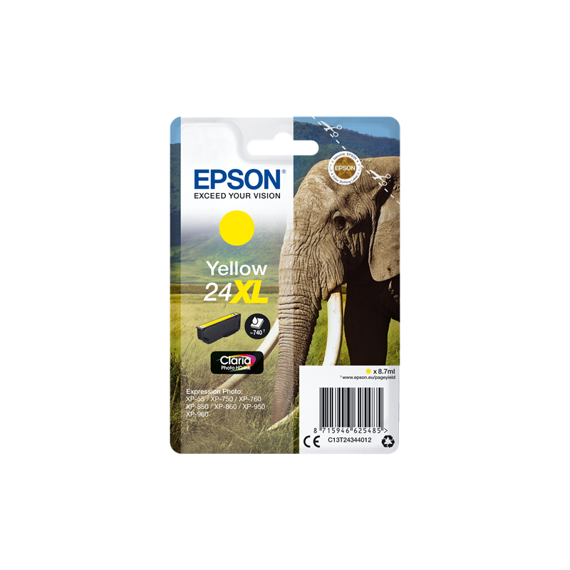 Epson 24XL Cartouche Jaune Originale
