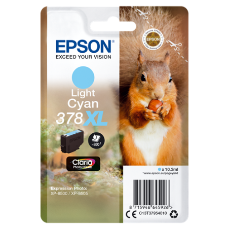 Epson 378XL Cartouche Cyan clair Originale 