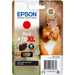 Epson 478XL Cartouche Rouge Originale 