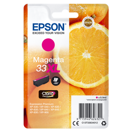Epson 33XL Cartouche Magenta Originale 