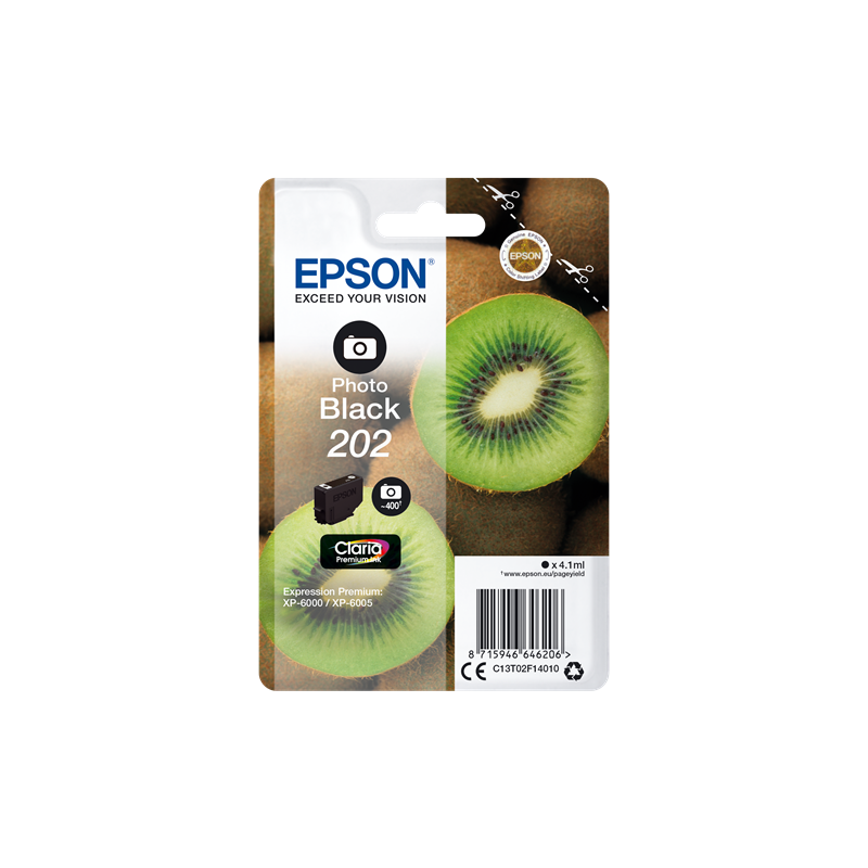 Epson 202 Cartouche Noir photo Originale