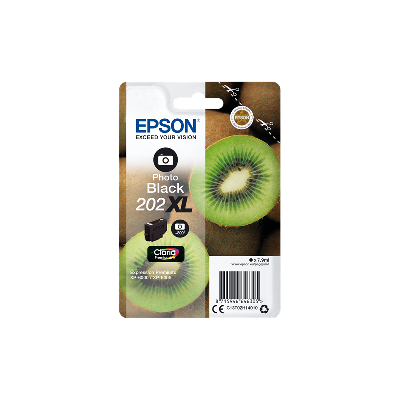 Epson 202XL Cartouche Noir photo Originale