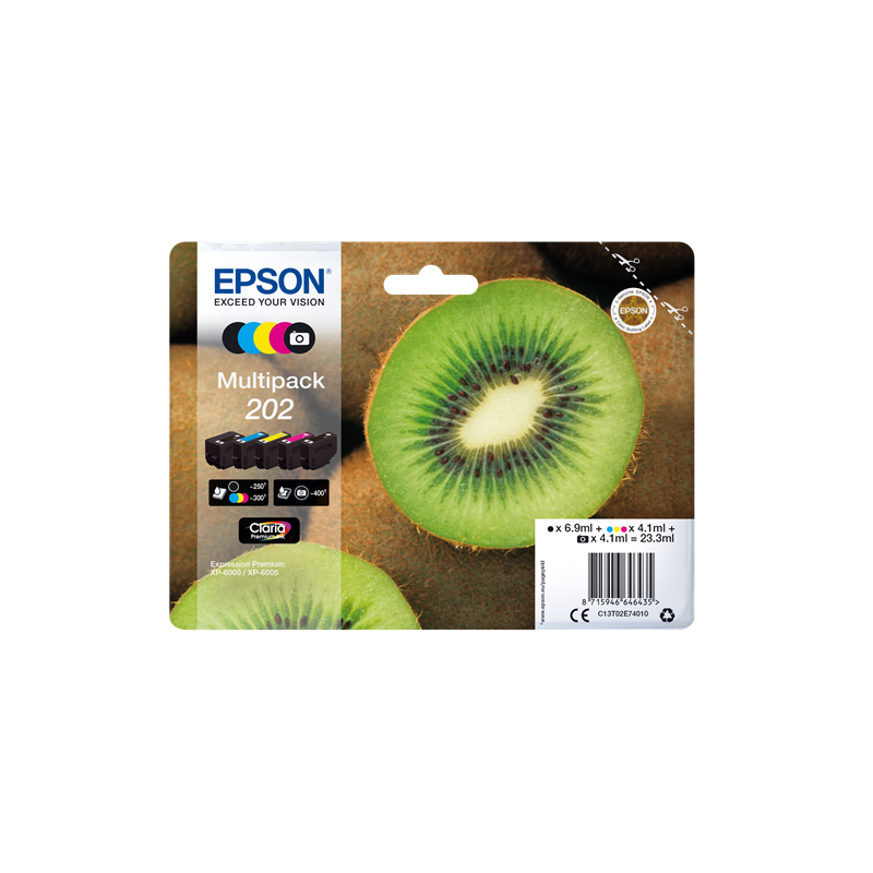 Epson 202 Multipack 5 Cartouches Originales
