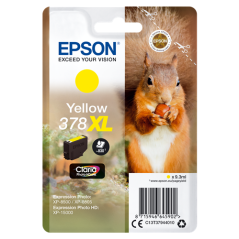 Epson 378XL Cartouche Jaune Originale 
