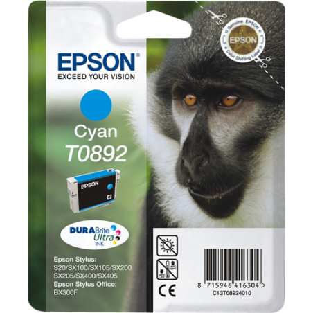 Epson T0892 Cartouche Cyan Originale 
