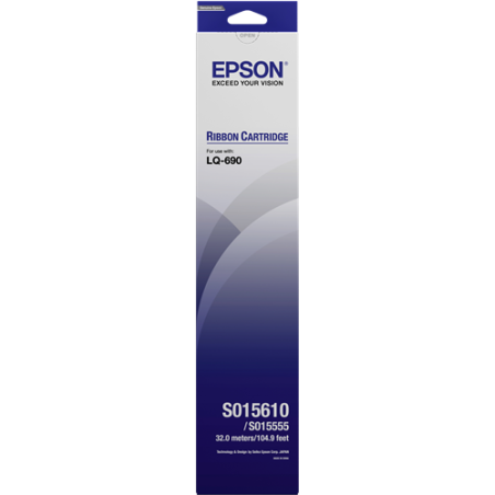 Epson S015610 Ruban Noir Original 