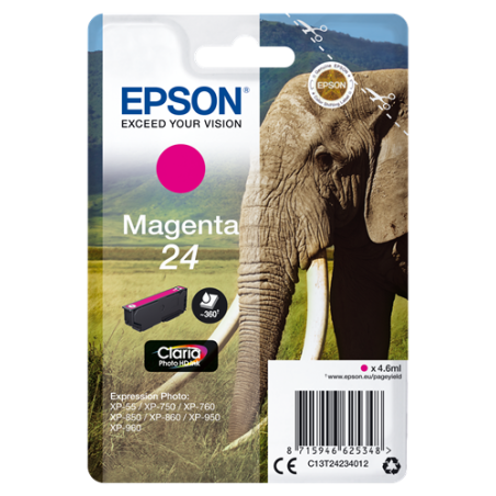 Epson 24 Cartouche Magenta Originale 