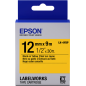 Epson LK-4YBP Ruban Noir sur Jaune Original