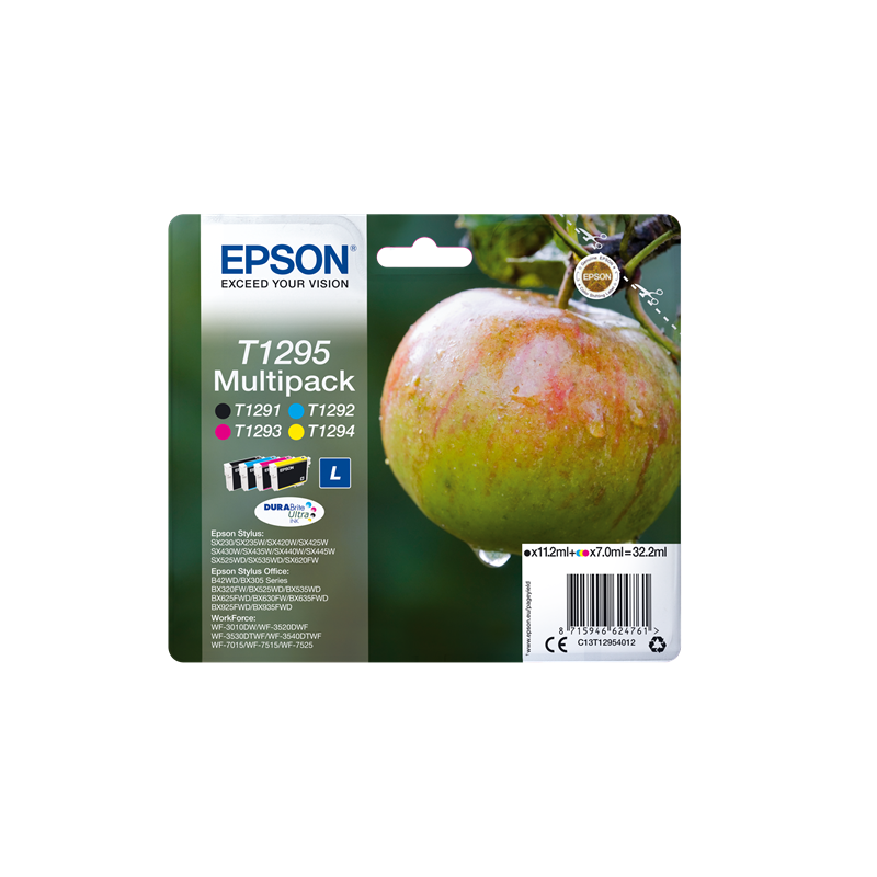 Epson T1295 Multipack 4 cartouches Originales