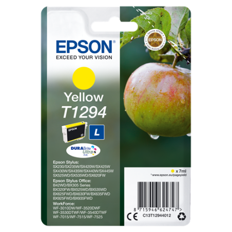 Epson T1294 Cartouche Jaune Originale 