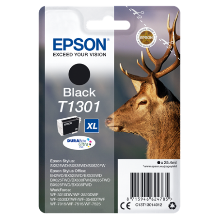 Epson T1301 Cartouche Noir Originale 