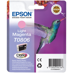 Epson T0806 Cartouche Magenta clair Originale 