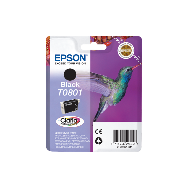 Epson T0801 Cartouche Noir Originale