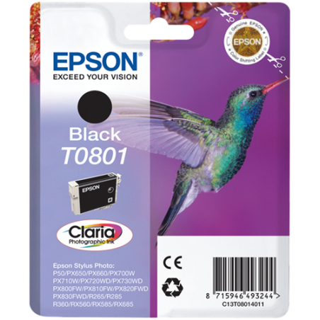 Epson T0801 Cartouche Noir Originale 