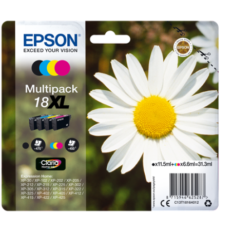 Epson 18XL Multipack 4 Couleurs Original 