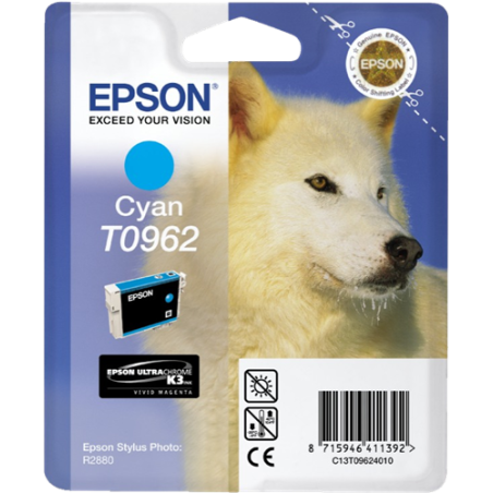 Epson T0962 Cartouche Cyan Originale 